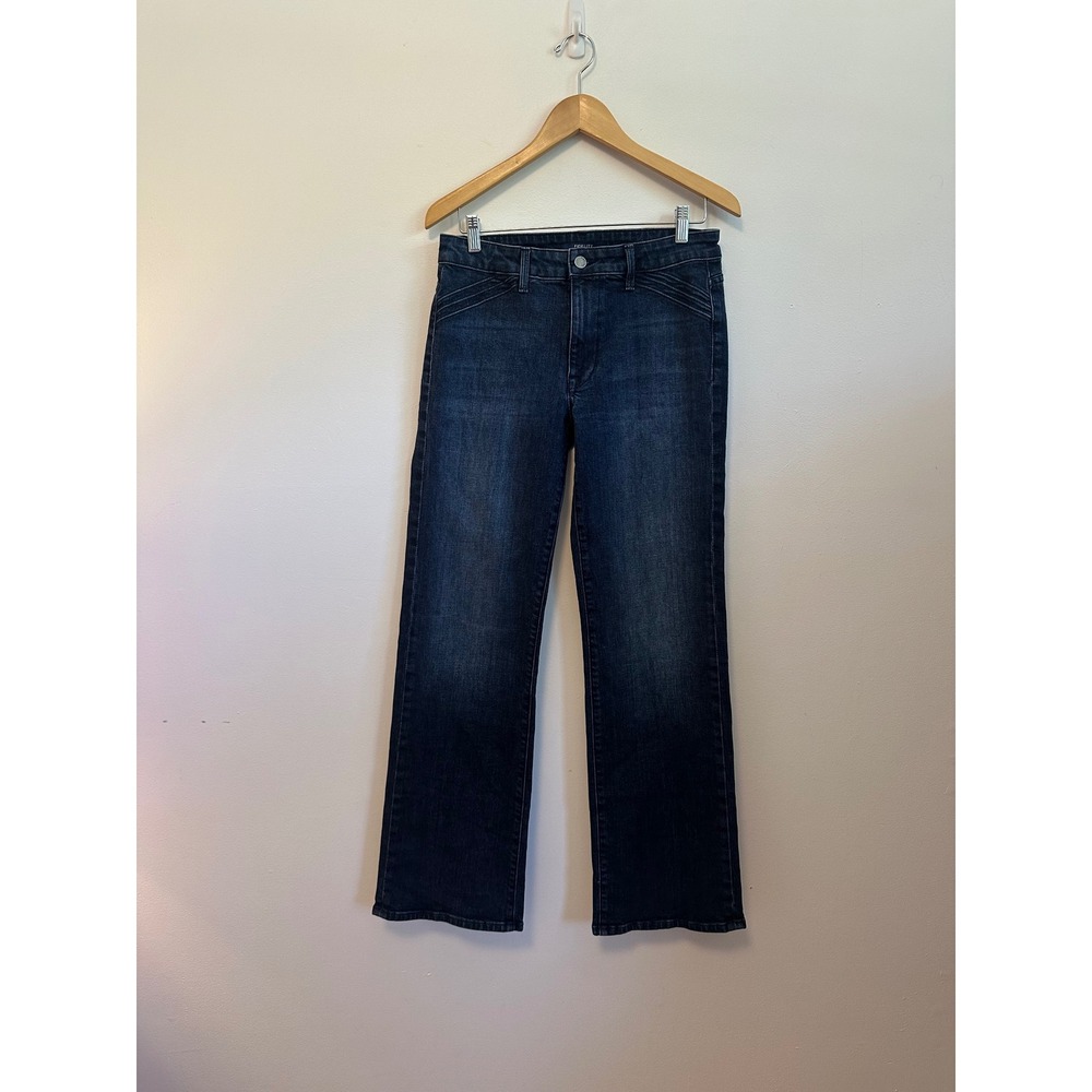 Fidelity Denim Magnolia Retro Wide Leg Jeans in Dark Indigo | Size 29
